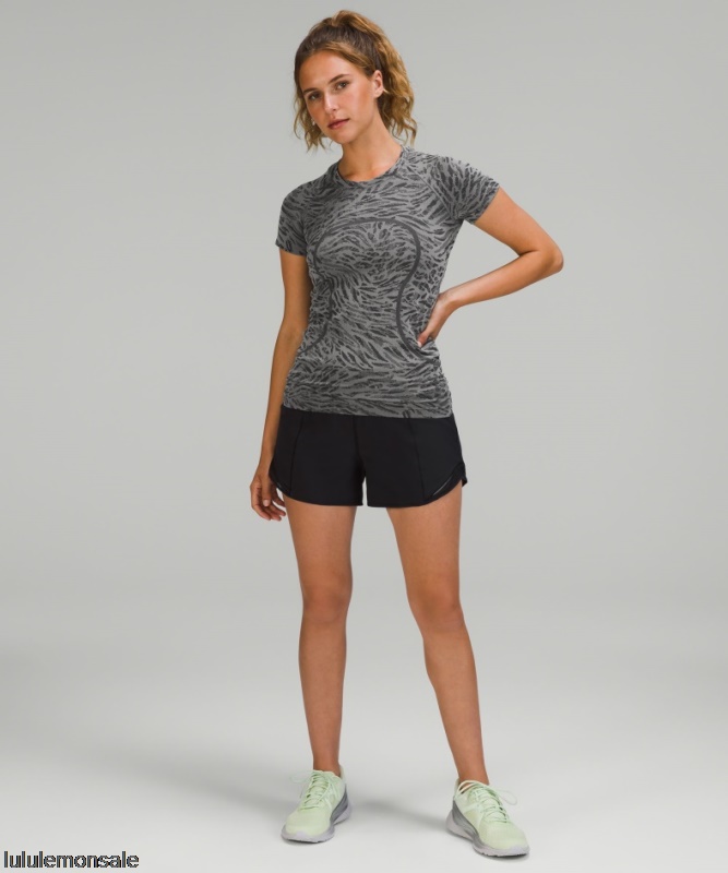 Lululemon Damen DELULU152 | Primal Clash Black Swift Tech Kurzarmshirt 20